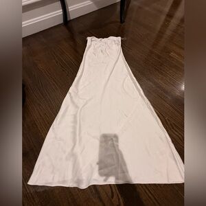 Elegant White Maxi Dress strapless